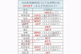 重磅！2021内蒙古事业单位计划招聘18724人图片