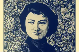 山西版画《浩气长存》作者：张达敏（19.3*24.1）1980图片