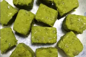 豌豆糕的家常做法，清爽可口，低热量。简单易学，经济实惠。图片