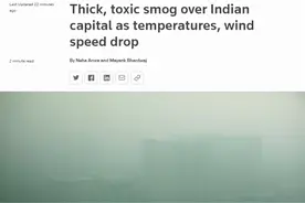 一场噩梦！喝着有毒水，吸着有毒气，印度首都人民真不容易图片
