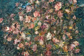 蒋博宇个人绘画作品展“烛映花色浓”在杭州开幕图片
