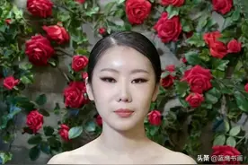 她是韩国女画家，自创“脸上绘画艺术”，让人看了头晕眼花图片
