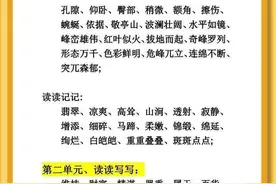 四年级语文全册词语大全，假期打印给孩子，开学成绩蹭蹭往上涨图片