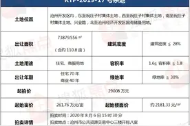 沧州开发区腹地7-9层住宅地块2.9亿再挂牌 成本逐年回归房价呢？图片