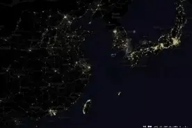 卫星航拍的世界夜景，明亮度决定一切！（上）图片
