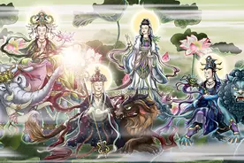 四大菩萨的坐骑若打起来，谁是最后的赢家？图片