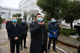 潜江市领导一线督导疫情防控图片
