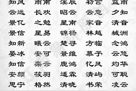 这些福泽深厚的好名字，让孩子好运连连、一帆风顺图片
