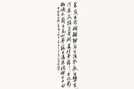 王堂兵这33件书作里，有人读诗文有人品茶韵……图片
