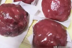 糯米加红豆，在家也能做出软糯香甜的粘豆包，简单美味家人都爱吃图片