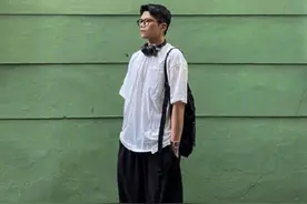简单干净的男生夏季穿搭，显高又帅气！LOOK图片