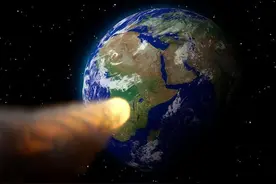 一颗罕见巨大的天体正急速赶来与地球会面，若相撞可造成生物灭绝图片