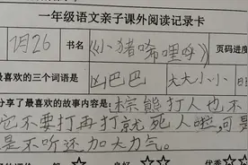 一年级娃暑假阅读记录图片
