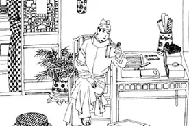 聊斋：男子夜读，俩美女出一对联，对联语意双关，其内另含深意图片