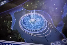 高清图来了！绸带公园地铁站顶部喷泉亮相！提出几点疑问图片
