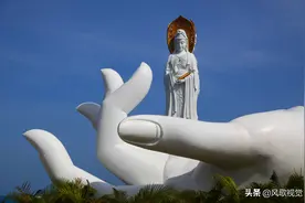三亚108米海上观音迎来开光15周年图片