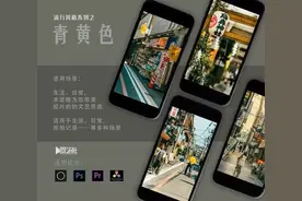 东健调色丨不信你不会！手把手教你玩转青黄胶片色图片