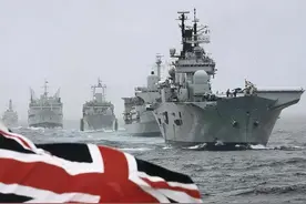 香港回归前夕，英国特混舰队来到了南海，和中国海军对峙三天三夜图片