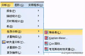 生存分析 之 寿命表分析图片