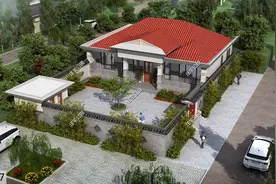 手里的20万存款就盖这栋小平房吧，3室2厅的格局，住进去特舒服图片