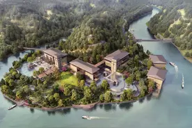 河南巩义青龙山温泉度假区规划设计方案图片