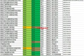 2020年黑龙江专科批次理科录取最低分/最低位次排名图片