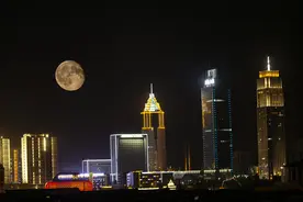 夜幕下的哈尔滨图片