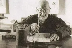 他是晚清最后一位秀才，苏东坡的后代，写了102年书法，110岁去世图片