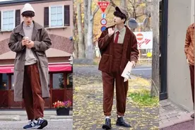 「灯芯绒裤」你拥有了吗？「日系街头感」穿搭，对抗寒冬也有型图片