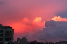 奇！芒种节气这天，深圳突现妖艳晚霞！分析：是暴雨重启的征兆图片