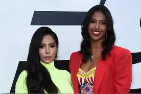 科比妻女走红毯，瓦妮莎身材爆肥毛孔粗大，18岁长女越来越像科比图片