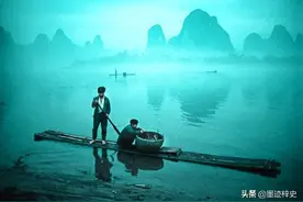 老照片：1980年的桂林阳朔，大榕树下，刘三姐也来此取景图片