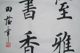 你可以不认同田蕴章的字，但不能不认同他的观点图片