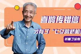 戴建业魔性解读：七夕节，喜鹊为什么要搭桥？图片