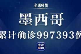 墨西哥新增新冠肺炎确诊病例5558例 累计确诊997393例图片