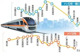 城轨快线15号、27号线今年开建 重庆西站将开行轨道快慢车图片
