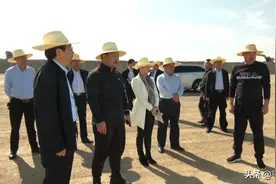 中铁建投资集团副总经理李寿福来平川考察图片