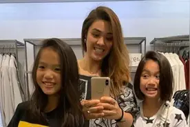 钟丽缇13岁女儿参加舞蹈表演，身材比例优越让人羡慕图片