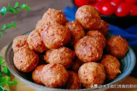 炸肉丸掌握“3加2不加”，保证外酥里嫩，满口油香，越嚼越好吃图片