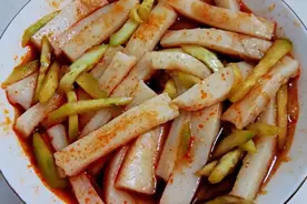 琳子阿姨虚拟减肥餐厅食谱：新鲜大米做米糕凉粉，加澄粉不用陈米图片