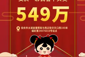 谷雨催好运！安庆彩民喜中549万头奖，牛啊！图片