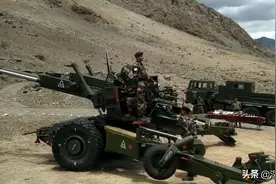 印军山区峡谷炮兵旅现场照，四周都是铁丝网：火炮70度仰角射击图片