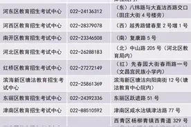 天津市研考各报考点及招生单位联系方式图片