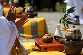 曲几团蒲听煮汤——中国寺院茶文化浅谈图片