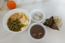 钟南山劝告少吃老火汤，美食不健康，我与钟老早餐PK续十二图片