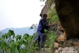 男子住在山洞二十年 最开心的事就是喝酒图片