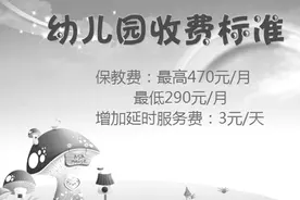 石家庄公办幼儿园收费出新规，5级标准每月最高470元，超30分钟没接孩子增加收费图片