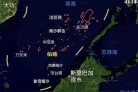 南沙诸岛礁坪面积最大的岛礁——柏礁，可建成为中国的马尔代夫图片
