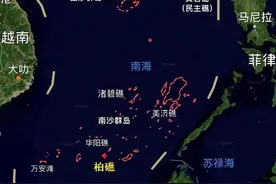 南沙诸岛礁坪面积最大的岛礁——柏礁，可建成为中国的马尔代夫图片