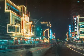 1960年代，香港繁华夜景图片